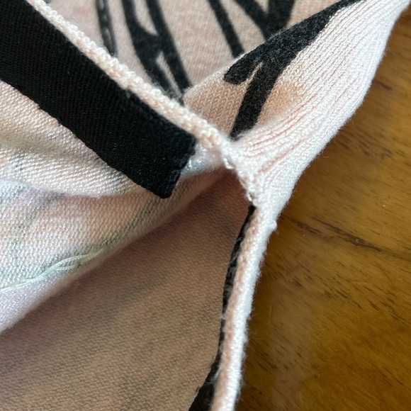 SUSAN BRISTOL Pink Heart Embroidered Cardigan Sweater – M - Picture 9 of 10